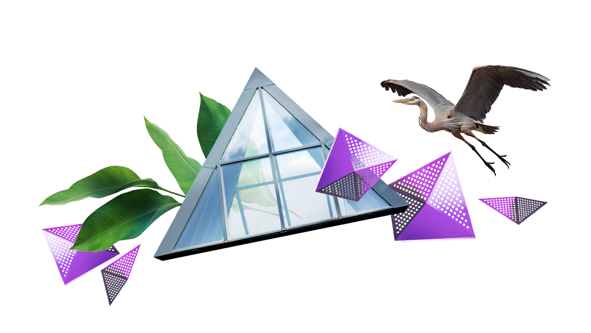 Composite image of campus features